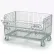 Conteneur pliable en treillis métallique Nashville, 32" de long x 20" de large x 21" de haut, capacité de 1 000 lb, gris
