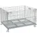 Conteneur pliable en treillis métallique Nashville, 48" de long x 40" de large x 30-1/2" de haut, capacité de 3 000 à 4 000 lb, gris