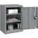 Armoire de rangement murale Global Industrial™, 18" de largeur x 12" de profondeur x 26" de hauteur, montée, grise