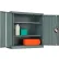 Global Industrial™ Wall Mount Storage Cabinet, 30"W x 12"D x 30"H, Assembled, Gray
