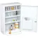 Armoire à pharmacie Global Industrial™ avec étagère coulissante, 18" de largeur x 8" de profondeur x 27" de hauteur, blanche