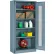 Armoire de rangement Global Industrial™, porte en métal déployé, 36" de largeur x 18" de profondeur x 78" de hauteur, montée, grise