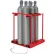 Global Industrial™ Forkliftable Cylinder storage Caddy, Stationary For 6 Cylinders