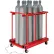 Chariot de stockage de bouteilles Global Industrial™ compatible avec les chariots élévateurs, mobile, pour 8 bouteilles