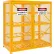 Armoire de rangement pour bouteilles Global Industrial™ à double porte, disposition horizontale, 60" L x 30" P x 65" H, capacité de 16 bouteilles