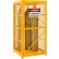 Armoire de rangement pour bouteilles Global Industrial™ à fermeture manuelle, 31" L x 30" P x 65" H, capacité de 9 bouteilles