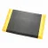 Tapis Apache Mills Diamond Deluxe Soft Foot™, épaisseur 9/16", dimensions 2' x jusqu'à 75', noir avec bordure jaune