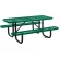 Global Industrial™ 6' Rectangular Picnic Table, Expanded Metal, Green