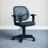 Fauteuil de bureau Interion® avec dossier mi-haut et accoudoirs réglables, noir, noir