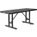 Table d'extérieur rectangulaire en acier Global Industrial™ de 6', en métal déployé, noire
