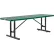 Global Industrial™ 8' Rectangular Steel Outdoor Table, Expanded Metal, Green