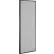 Panneau de cloisonnement de bureau Interion®, 24-1/4" de largeur x 60" de hauteur, gris
