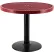 Table de café d'extérieur ronde Global Industrial™ de 36", hauteur 29", en métal déployé, rouge