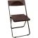 Chaise pliante plate en plastique Interion®, noire, lot de 4