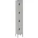 Armoire à casiers numérique Global Industrial™ à 4 niveaux et 4 portes, 12" de largeur x 12" de profondeur x 78" de hauteur, grise, montée