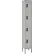 Armoire à casiers numérique Global Industrial™ à 4 niveaux et 4 portes, 12" de largeur x 15" de profondeur x 78" de hauteur, grise, montée