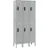 Casiers numériques Global Industrial™ à 2 niveaux et 6 portes, 36" de largeur x 18" de profondeur x 78" de hauteur, gris, montés