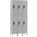 Casiers numériques Global Industrial™ à 2 niveaux et 6 portes, 36" de largeur x 15" de profondeur x 78" de hauteur, gris, montés