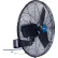 Ventilateur mural oscillant Global Industrial™ de 24 pouces, adapté à une utilisation en extérieur, 2 vitesses, 7 700 CFM, 3/10 HP