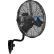 Ventilateur mural haut de gamme Continental Dynamics® 24", moteur TEAO, 2 vitesses, 9 400 CFM, 120 V, 1/2 HP