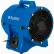 Ventilateur Global Industrial™ 8" pour espaces confinés, en plastique rotomoulé, 1 vitesse, 1 000 CFM, 1/3 HP