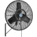 Continental Dynamics® 24" Wall Mounted Misting Fan, Outdoor Rated, Oscillating, 7435 CFM, 1/7 HP