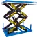 Global Industrial™ Power Double Scissor Lift Table, 67" x 47", 8800 Lb. Cap, 80" Raised Height