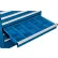 Kit de séparateurs pour tiroir de 4"H de l'armoire à tiroirs modulaire Global Industrial™, 36"W x 24"D, bleu