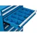 Kit de séparateurs pour tiroir de 5" de hauteur de l'armoire à tiroirs modulaire Global Industrial™, 36" de largeur x 24" de profondeur, bleu
