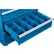Kit de séparateurs pour tiroir de 8"H de l'armoire à tiroirs modulaire Global Industrial™, 36"W x 24"D, bleu