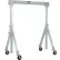 Pont roulant à portique en aluminium à hauteur réglable Global Industrial , 10' de largeur x 7'8"-10'2" de hauteur, capacité de 2 000 Lb.