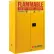 Armoire pour produits inflammables Global Industrial™, à double porte à fermeture manuelle, 45 gallons, 43" L x 18" P x 65" H