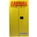 Armoire pour produits inflammables Global Industrial™ avec porte à fermeture manuelle, 44 gallons, 34" de largeur x 18" de profondeur x 65" de hauteur, 18 Ga