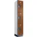 Armoire en bois Global Industrial™ à 3 étagères et 3 portes, 12" de largeur x 15" de profondeur x 76" de hauteur, couleur cerisier, montée