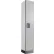 Casier en bois Global Industrial™ à 1 étage et 1 porte, 12" de largeur x 15" de profondeur x 76" de hauteur, gris, monté