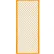 Panneau de séparation en treillis métallique Global Industrial™, 2' de large, jaune