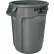 Poubelle Rubbermaid Brute® 2632 avec canaux d'aération, 32 gallons - Gris