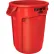 Poubelle Rubbermaid Brute® 2632 avec canaux d'aération, 32 gallons - Rouge