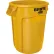 Poubelle Rubbermaid Brute® 2632 avec canaux d'aération, 32 gallons - Jaune