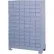 Armoire à tiroirs en acier Durham Mfg.®, avec 72 tiroirs : 34-1/8" de largeur x 12-1/4" de profondeur x 48-1/8" de hauteur
