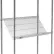 Étagère en fil métallique inclinée chromée Nexel® , 48" de largeur x 18" de profondeur