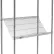 Étagère en fil métallique inclinée chromée Nexel® , 36" de largeur x 24" de profondeur