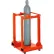 Chariot de rangement mobile Global Industrial™ pouvant être transporté par un chariot élévateur, équipé de roulettes, capacité de 4 bouteilles
