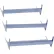 Entretoise cantilever Global Industrial™ de 72 po pour montants de 120 po, 144 po et 168 po, séries 3000 à 5000, paquet de 3