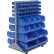 Global Industrial™ Mobile Double Sided Floor Rack - 88 Yellow Stacking Bins 36 x 54