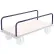 Global Industrial™ 12" Upright Frame for 48"L Adjustable Panel Truck - Sold In Pairs