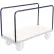 Global Industrial™ 26" Upright Frame for 48"L Adjustable Panel Truck - Sold In Pairs