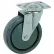 Roulette pivotante Faultless 499-3, roue en polyuréthane de 3 pouces