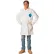 Disposable Lab Coat - 2 Pocket - Open Collar - Snap Front, L, Case Of 30