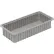 Dandux® Dividable Stackable Plastic Box, 24"L x 11"W x 5"H, Gray